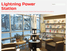 Tablet Screenshot of lightningpowerstation.com